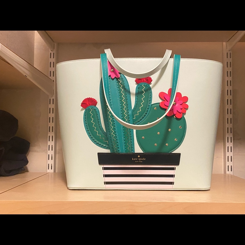 Kate Spade NewHorizon Cactus Little Len Large Tote
